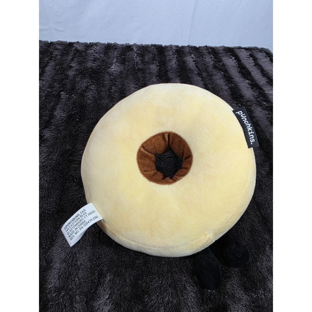 Punchkins You Complete Me Donut Plush Toy Removable Donut Hole Sprinkle Gift